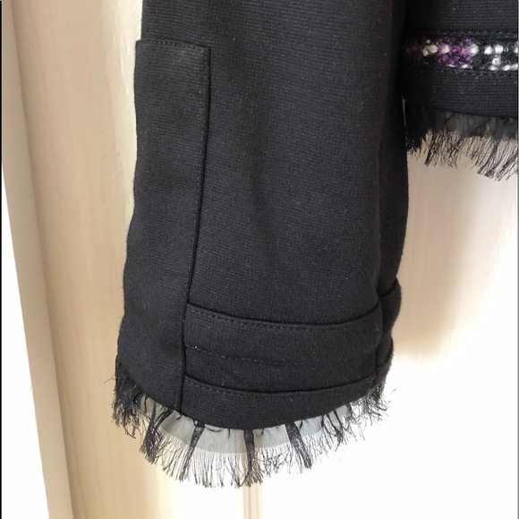 Purple, black and white checkered blazer jacket - Picture 3 of 9